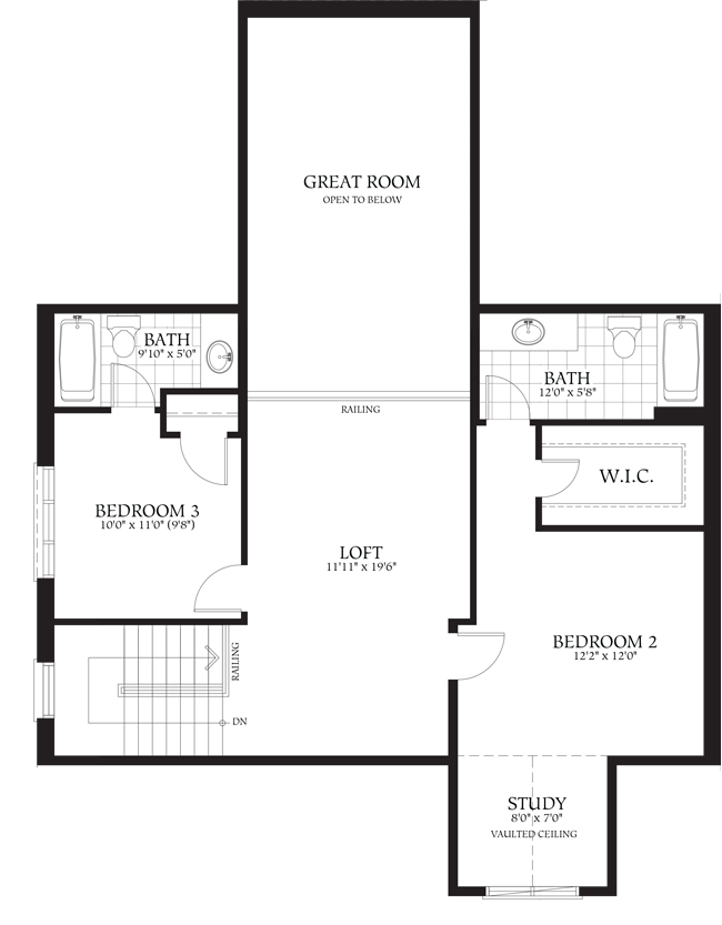 Second Floor floorplan