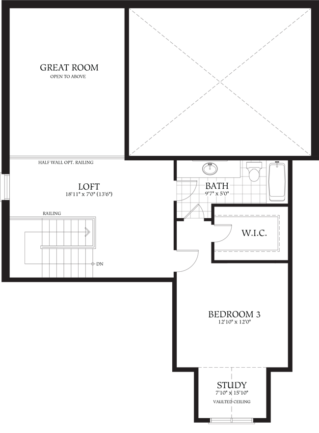 Second Floor floorplan