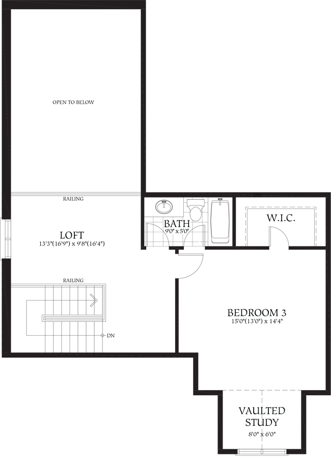 Second Floor floorplan